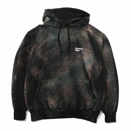 HOMBRE NINO / TIE DYE HOODED PULL OVER / PURPLE BLACK