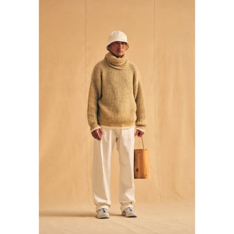 tone / 5 POCKET STRAIGHT DENIM / WHITE