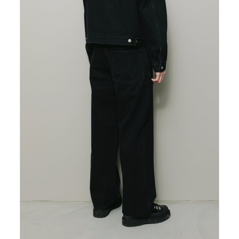 BAL / 12OZ STRAIGHT LEG 5P WASHED JEAN / WASHED