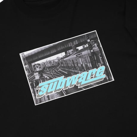 SUBWARE / LONG SLEEVE TEE TRAINYARD / BLACK