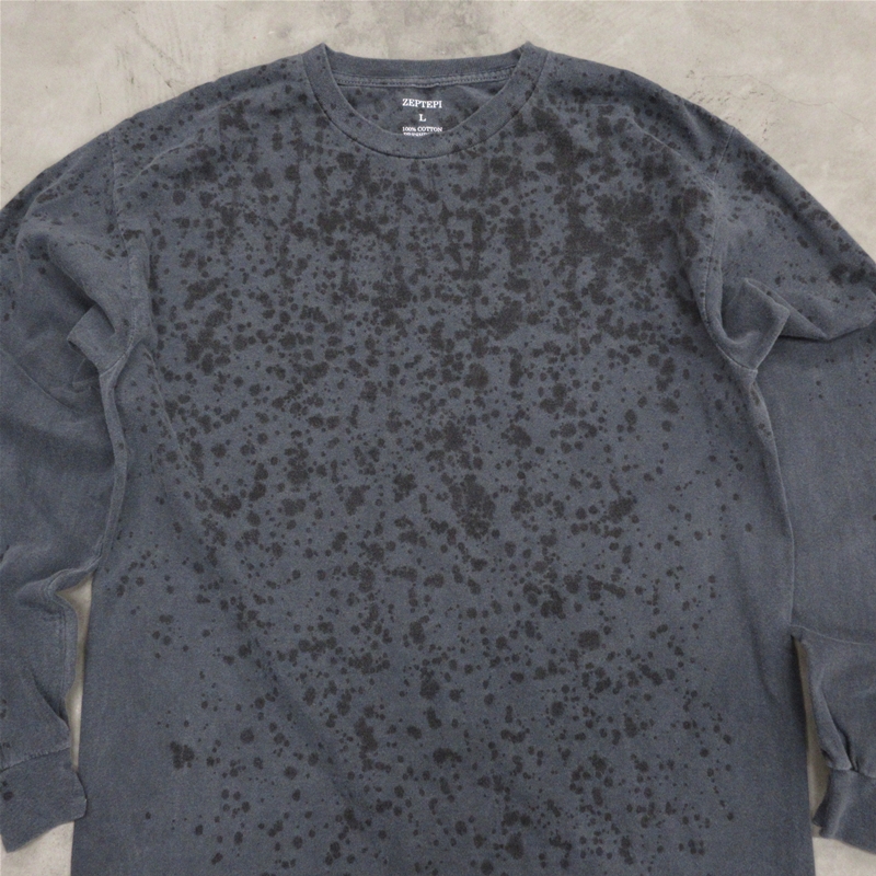 ZEPTEPI & Co. / LS TEE / RAINDROPS / GRAY | Sop ZEPTEPI & Co. / LS TEE / RAINDROPS / GRAY | Sop