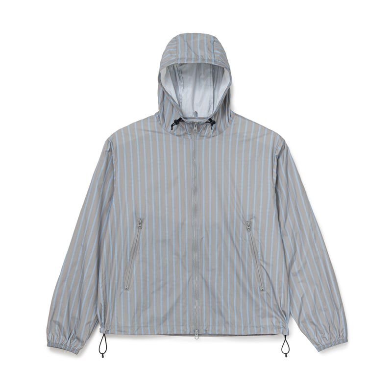 SOL soonerorlater / STRIPE NYLON HOODED JACKET