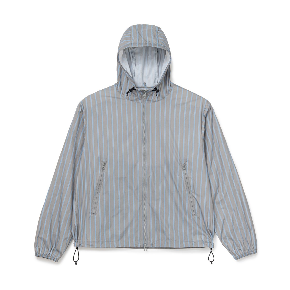 SOL soonerorlater / STRIPE NYLON HOODED JACKET