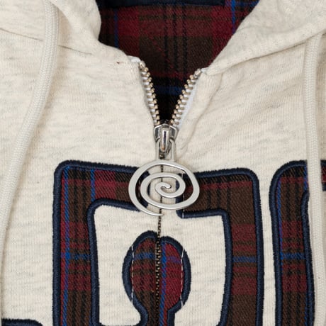 SOL soonerorlater / 3GUYS PADDED ZIP HOODIE / OATMEAL