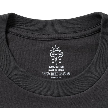 ALWAYTH / TAGLESS 2 PACK T-SHIRTS / CHARCOAL & NAVY