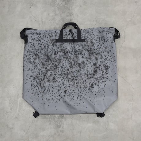 ZEPTEPI & Co. / DRIL BAG / LARGE / RAINDROPS / GRAY