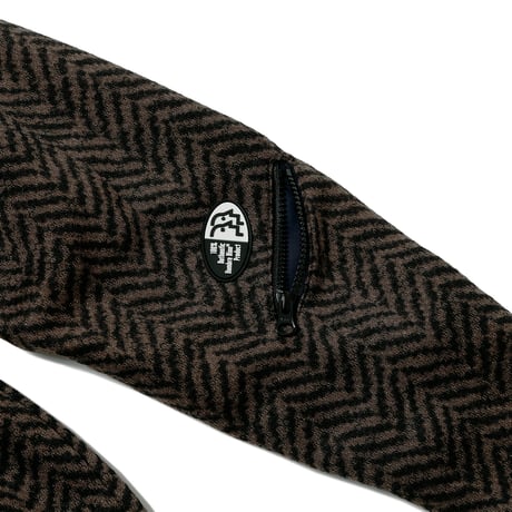 HOMBRE NINO / FLEECE HOODED PULL OVER / BROWN