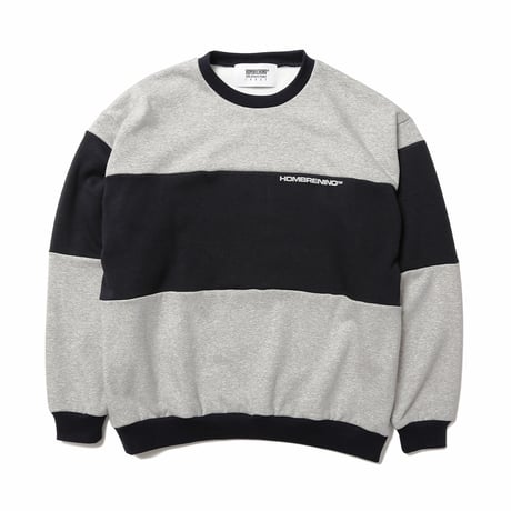 HOMBRE NINO / REVERSIBLE CREW NECK / GRAY