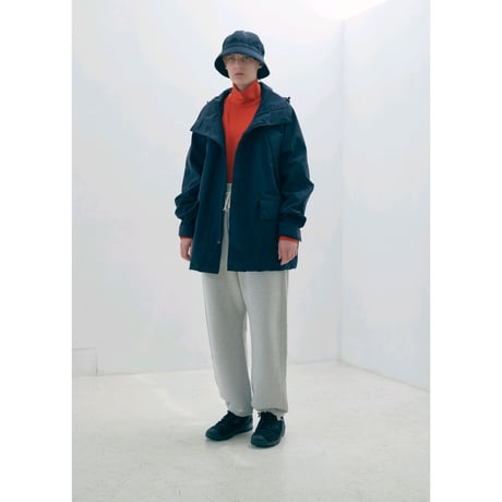 tone / WASHABLE WOOL L/S T SHIRT (TURTLE NECK) / ORANGE