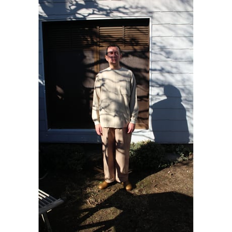 NOROLL / UNEVENNESS L/S TEE / LT.BEIGE