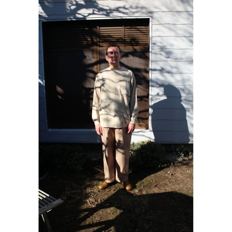 NOROLL / UNEVENNESS L/S TEE / LT.BEIGE | Sophomore