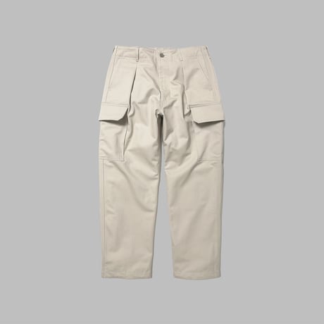 tone / HERRINGBONE CARGO PANTS / STONE
