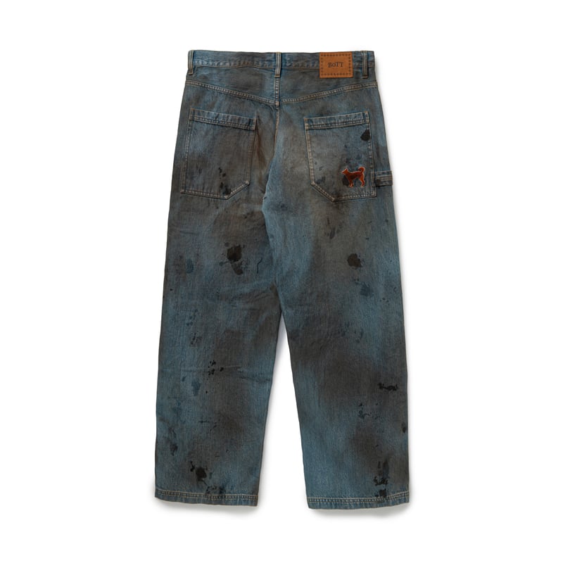 BoTT / OL' DIRTY PAINTER JEAN / WASHED BLUE | S