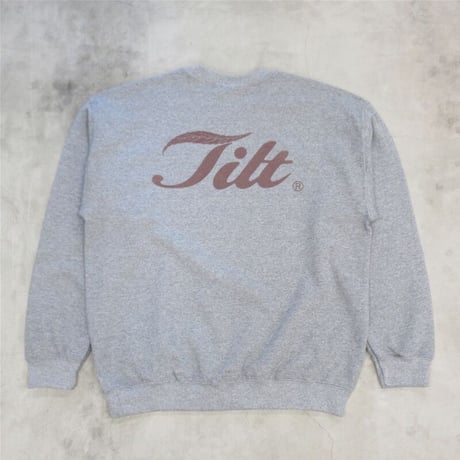 TILT / LEAF LOGO CREW SWEAT / SPORT GREY