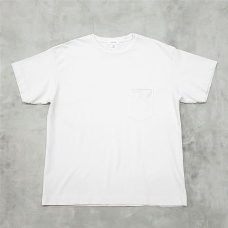 tone / POCKET T SHIRT / D.WHITE