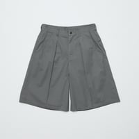 BAL / COTTON TWILL OVER SIZED BERMUDA SHORT / ASPHALT