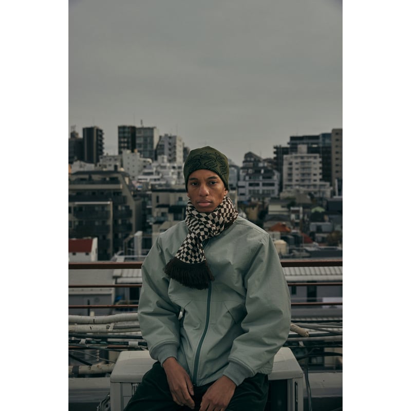 COMFORTABLE REASON / OP SCARVES / BROWN x OFF |