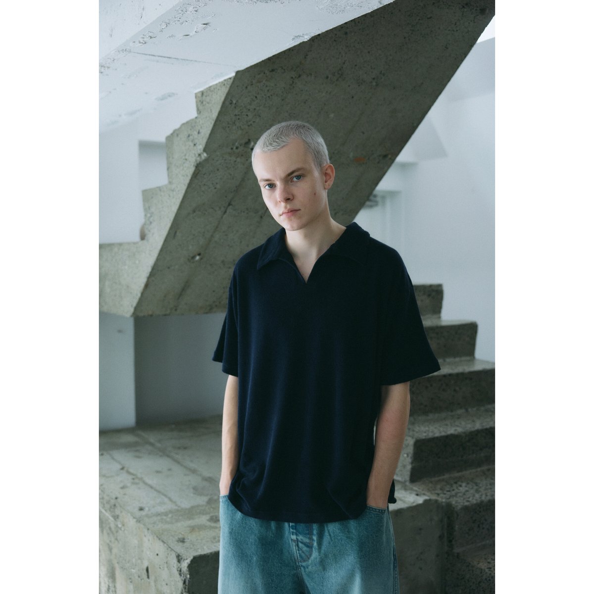 COMFORTABLE REASON / COMFORT PILE POLO / NAVY |