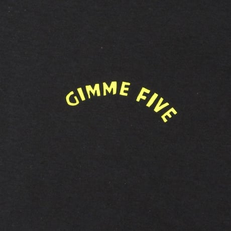 GIMME FIVE x TIM COMIX / SPACE SHIP TEE / BLACK
