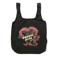HOMBRE NINO / PACKABLE BAG (DEADKEBAB MONSTERS) / BLACK