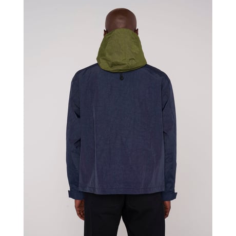 BRAIN DEAD / CROPPED HUNTING JACKET / NAVY