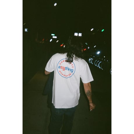 aNYthing / COMMUNITY APPROVED T-SHIRT / WHITE