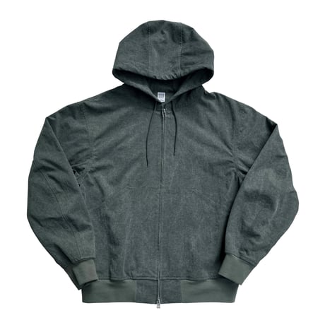 COMFORTABLE REASON / PIGMENT COATING HOODED JACKET / OLIVE
