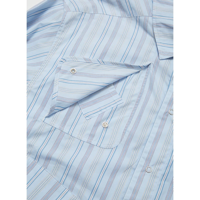 BAL / MULTI POCKET SHIRT / WHITE STRIPE | Sopho