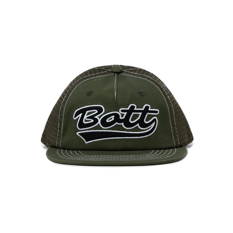 BoTT / SCRIPT LOGO MESH BACK 5-PANEL CAP / OLIVE