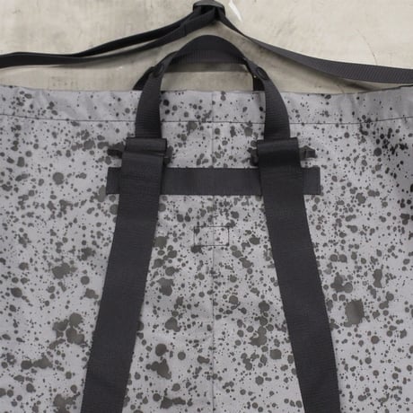 ZEPTEPI & Co. / DRIL BAG / MEDIUM / RAINDROPS / GRAY