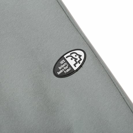 HOMBRE NINO / RUBBER LOGO SWEAT PANTS / BLUE GRAY