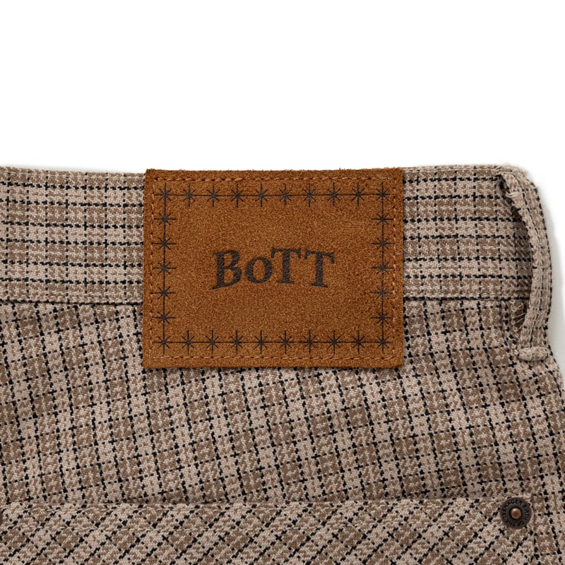 BoTT / PLAID DOUBLE KNEE SHORT / NATURAL | Soph