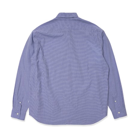 HOMBRE NINO / MICRO GINGHAM CIRCLE SHIRT / BLUE