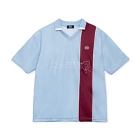 SOL soonerorlater / CURSLVE LOGO SOCCER SHIRT / LIGHT BLUE