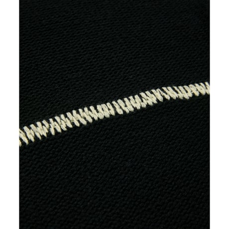 BAL / STITCHED DROP SHOULDER SWEATER / COCOA