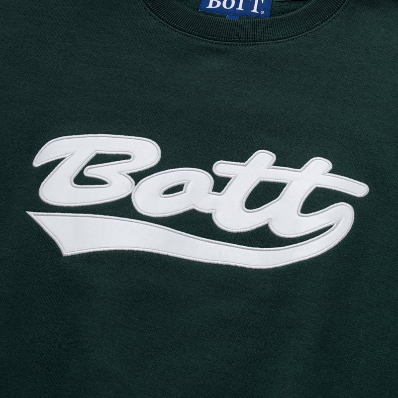 BoTT / SCRIPT LOGO CREWNECK / GREEN | Sophomore