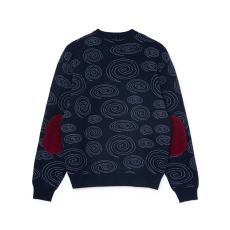SOL soonerorlater / SPARKLING KNIT SWEATER / NAVY