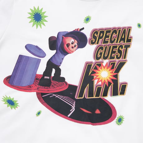 SPECIAL GUEST K.K. / SG KUN 3D TEE / WHITE