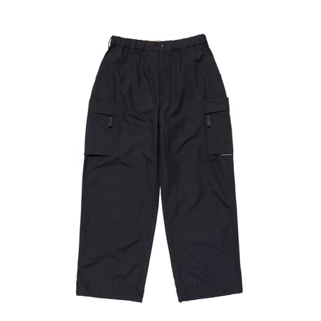 LQQK STUDIO / NYLON CARGO PANTS / BLACK