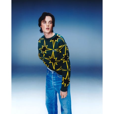 BoTT / SPARKLE COTTON SWEATER / GREEN