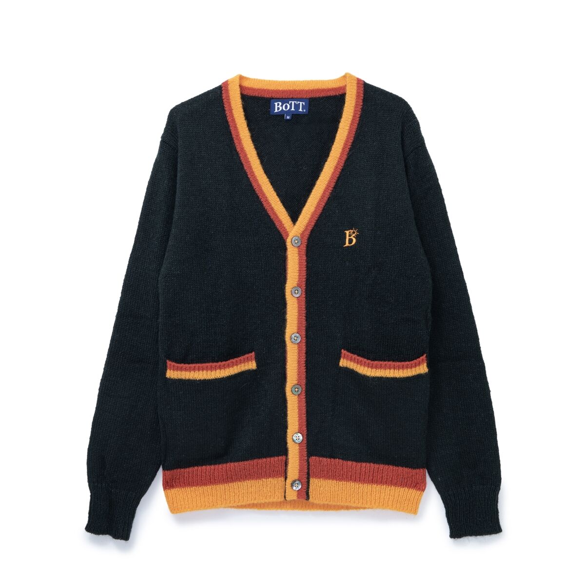 BoTT / LINED MOHAIR CARDIGAN / GREEN | Sophomore