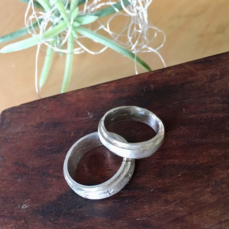 純銀SV999・ダブルRING 10号 | Mi-eternel 湘南Handmade jew