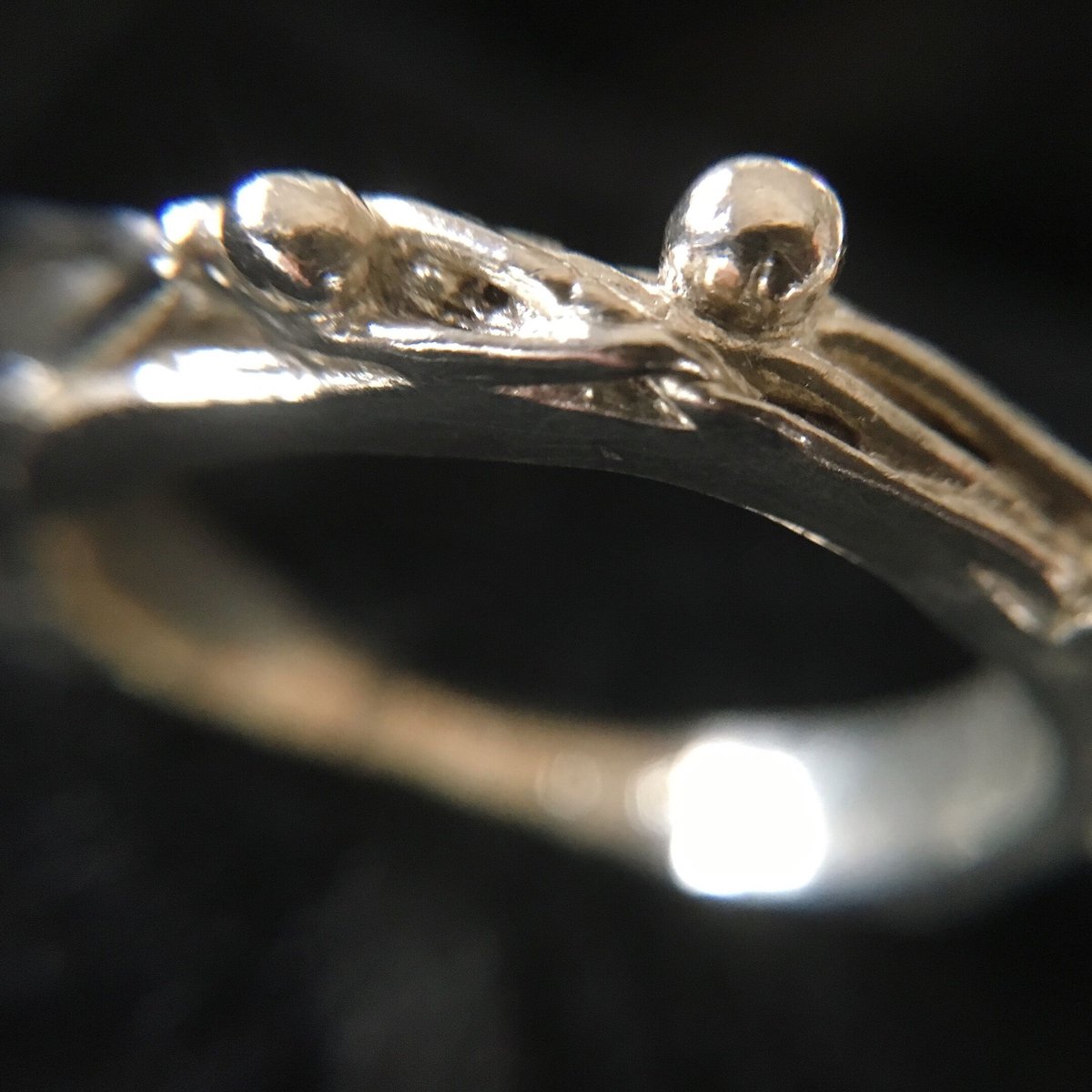 純銀SV 999・波間RING 14号 | Mi-eternel 湘南Handmade jew