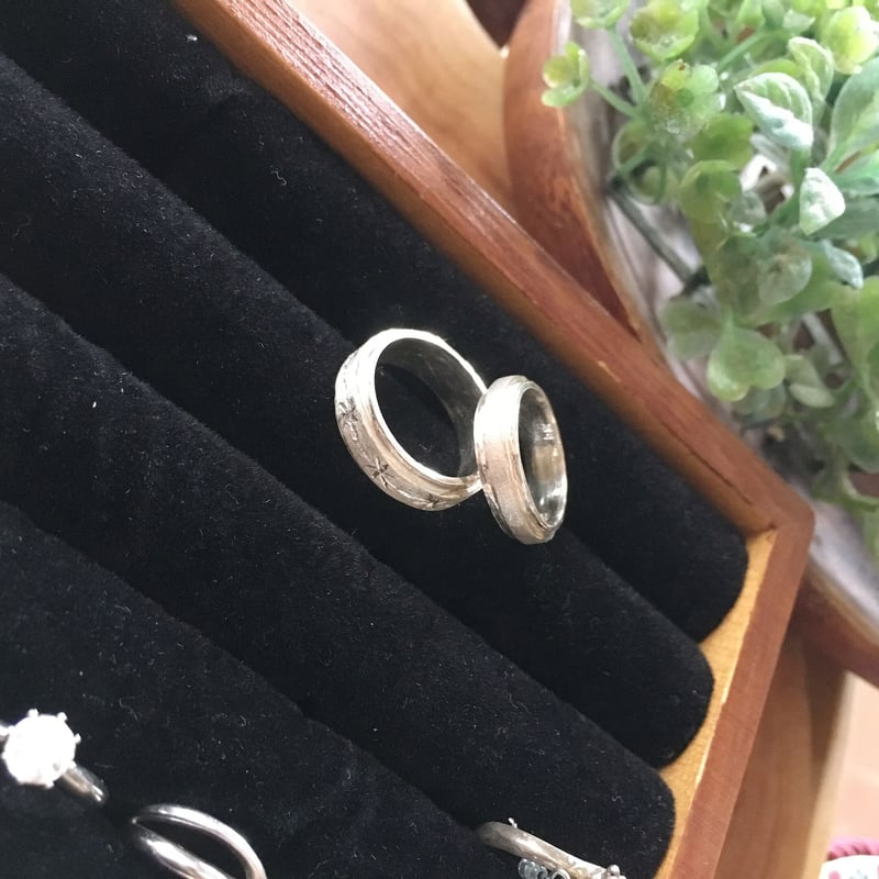 純銀SV999・ダブルRING 10号 | Mi-eternel 湘南Handmade jew