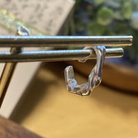 純銀SV999✩くるくる・イヤーカフ