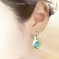 純銀・陶器アクセサリー サージカルステンレスピアス