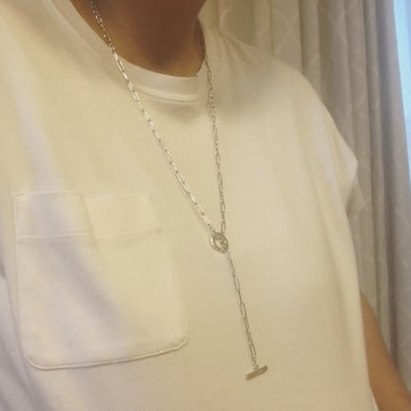 純銀SV999・マンテル ロングチェーン ネックレス 79cm