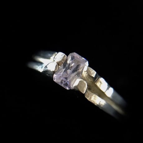 純銀♡ピュアシルバー♡スクエア・ラベンダーRING12号