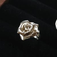 純銀SV999♡バラ♡RING13号