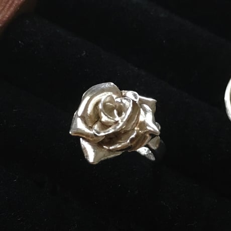 純銀SV999♡バラ♡RING13号